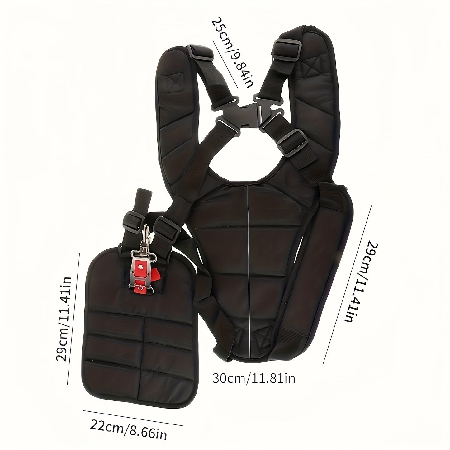 Adjustable Comfort Shoulder Strap for Lawn Mowers and Weed Eaters