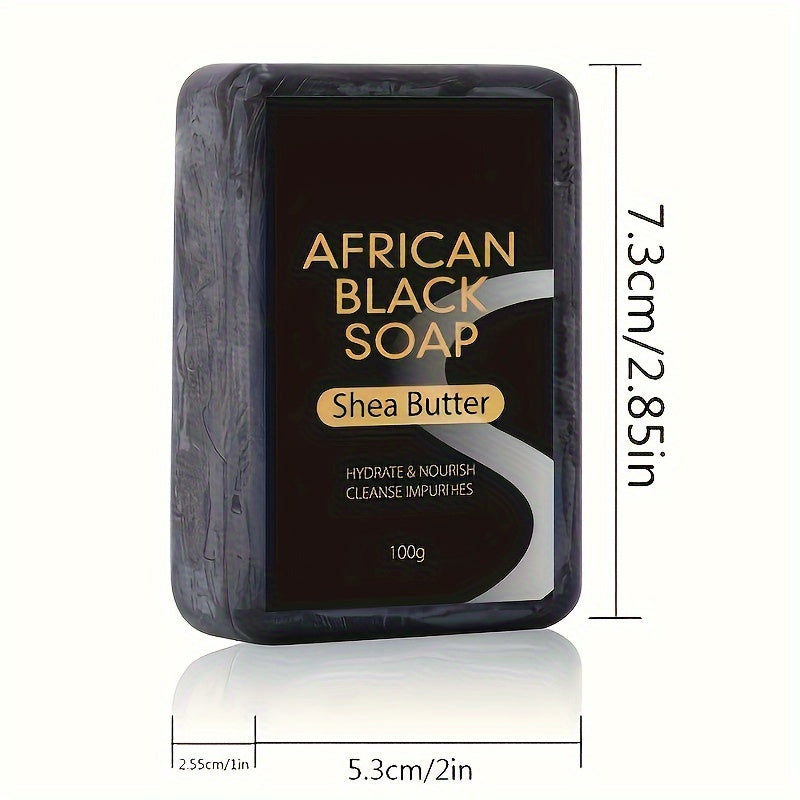 100g African Black Soap with Shea Butter