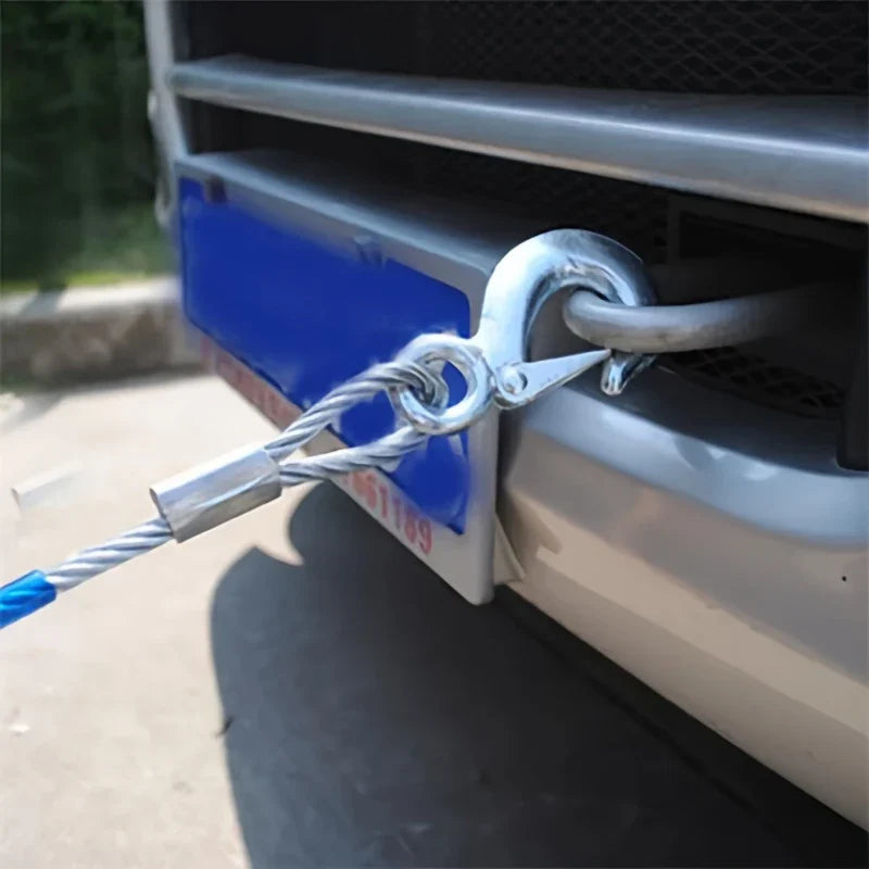 1 Roll 5m Steel Tow Rope with Hooks