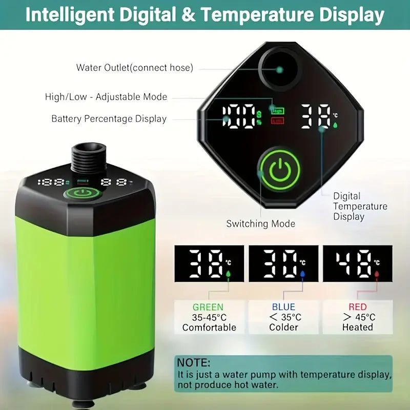 Electric Portable Shower Pump