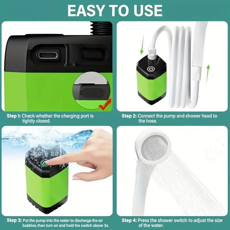 Electric Portable Shower Pump