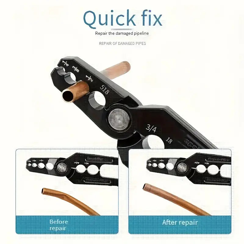Copper pipe repair pliers