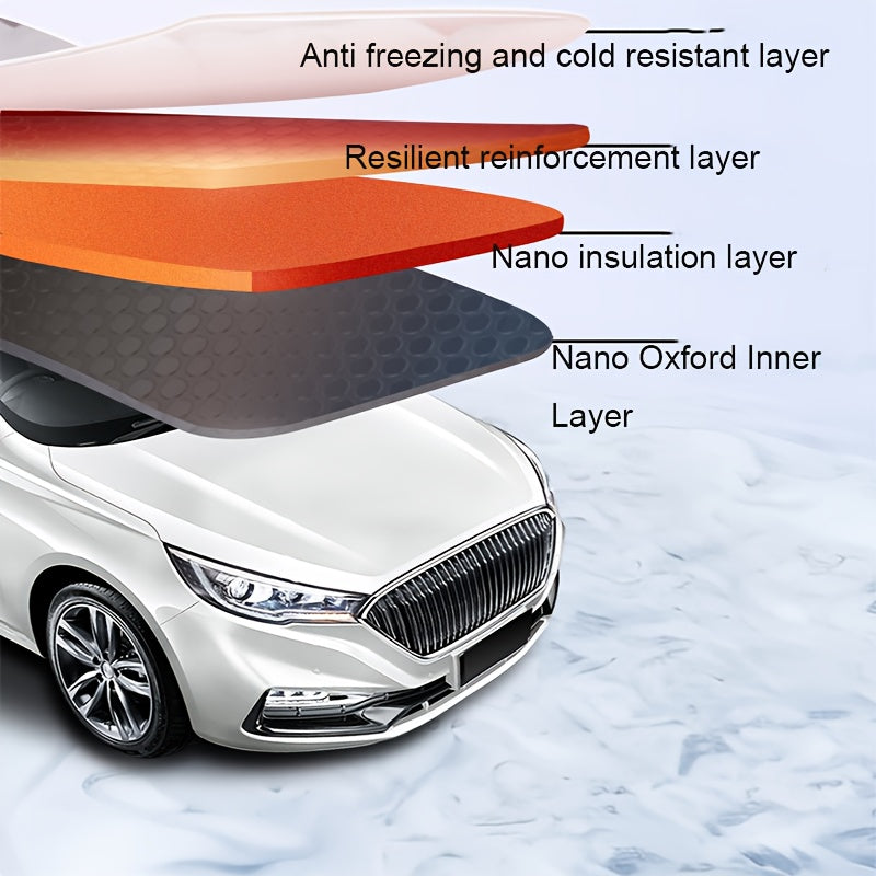 Heavy-duty all-weather windproof car cover