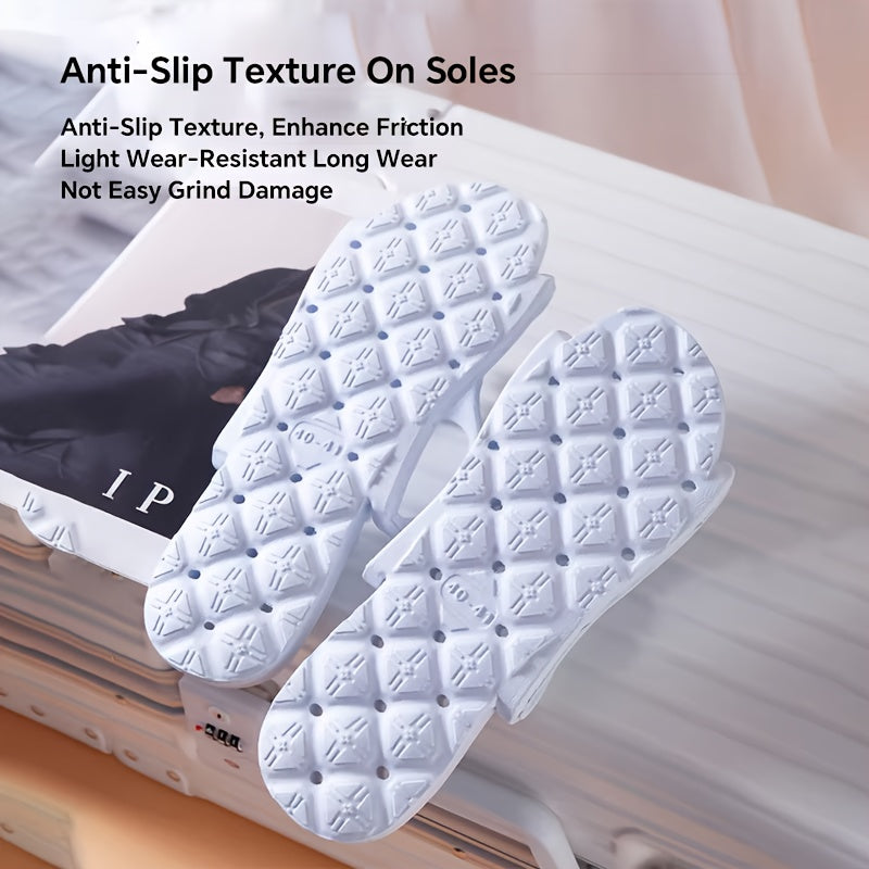 1 Pair Foldable Travel Slippers