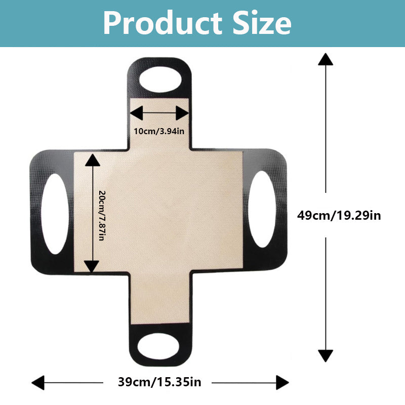 1 reusable silicone bread baking pad