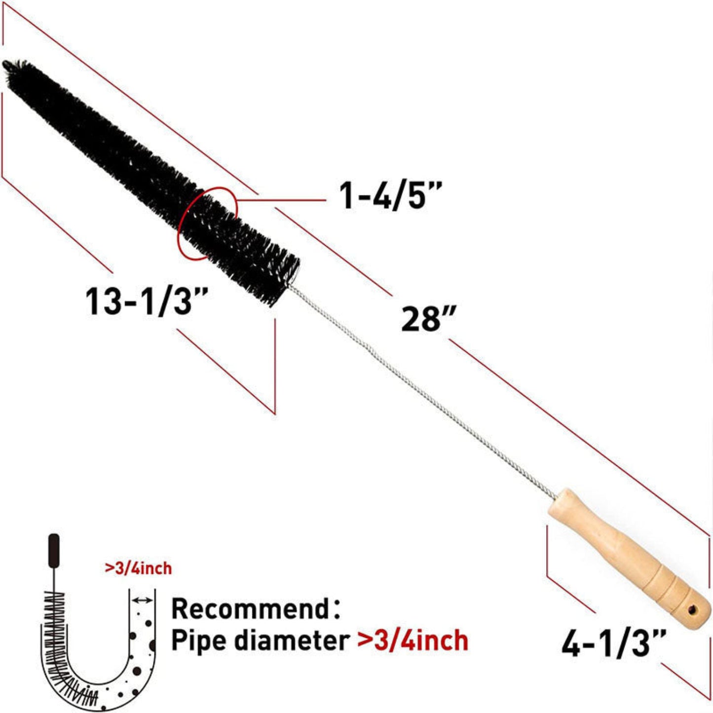 Washing machine inner drum cleaning brush
