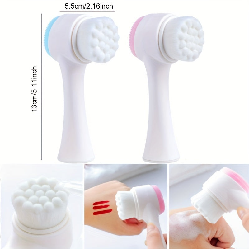 Manual Facial Cleansing Brush Set