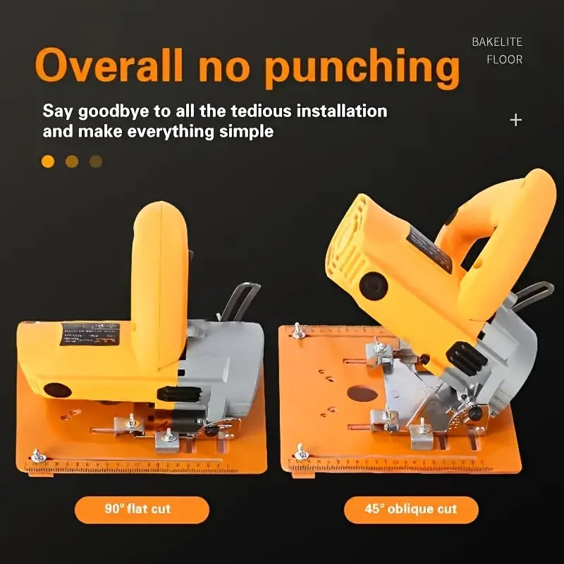 Adjustable Circular Saw Base Plate(with no machine)