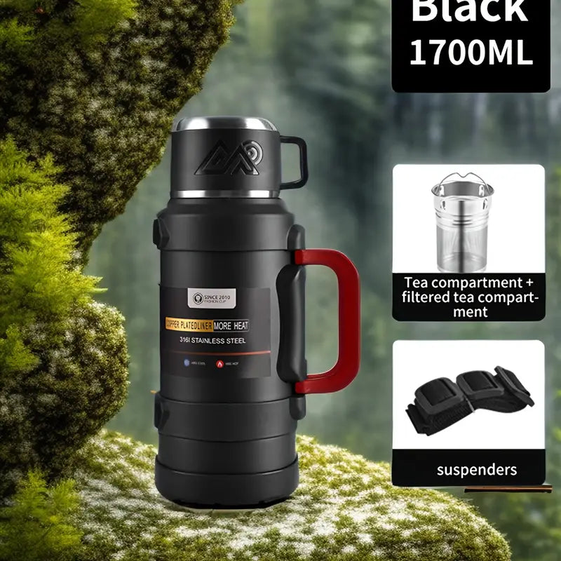 Large Capacity Insulated Travel Flask(316 Stainless Steel)