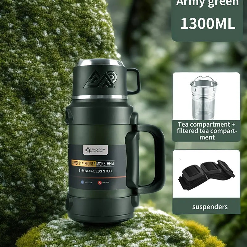 Large Capacity Insulated Travel Flask(316 Stainless Steel)