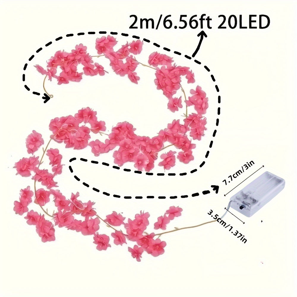 1 Roll, LED Cherry Blossom String Lights