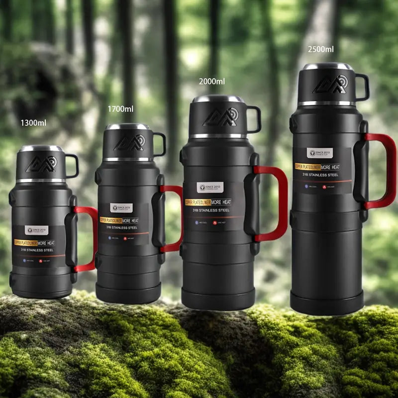 Large Capacity Insulated Travel Flask(316 Stainless Steel)