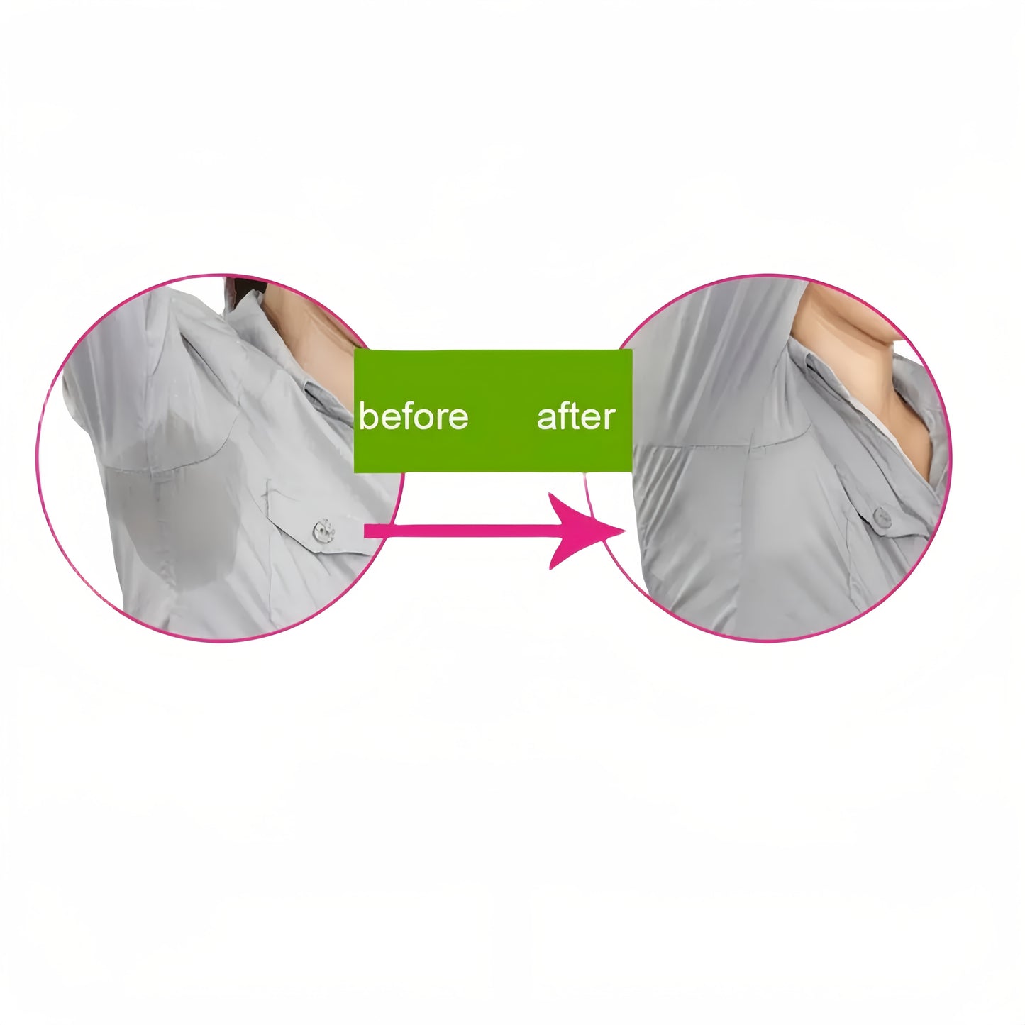 1 set of washable underarm sweat pads underwear pads