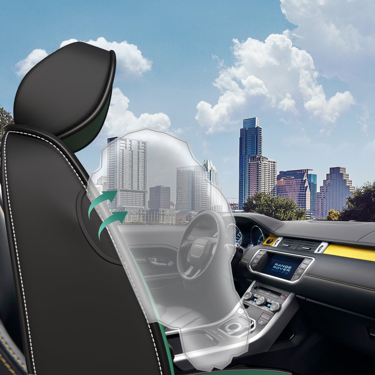 Five seat PU Leather General Motors seat cover
