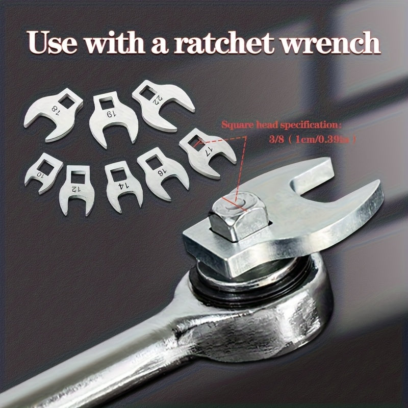 8-piece adjustable wrench set