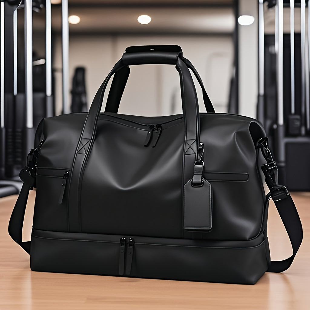 Foldable High Quality Gym Duffel Bag with Shoe Compartment & Wet Pocket