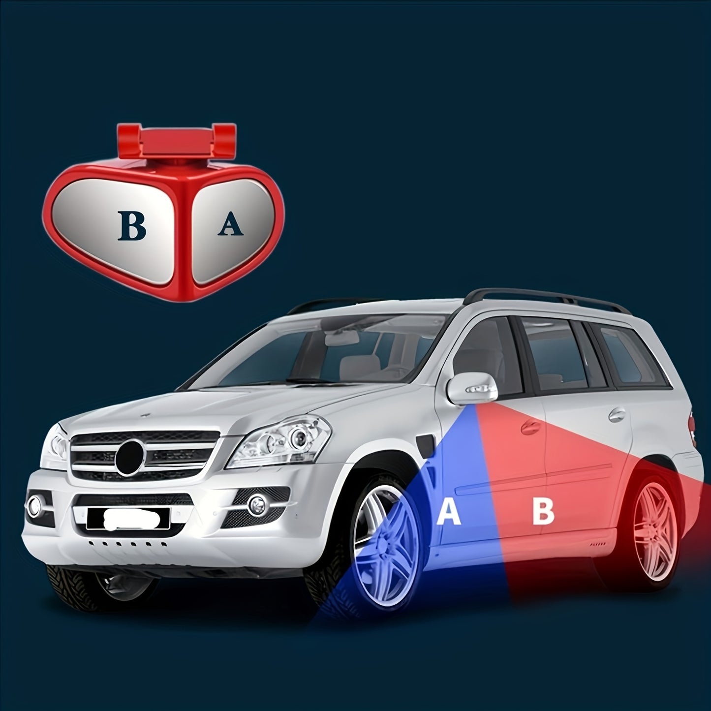 1 Oval Blind Spot Mirrors, Car Rearview Mirror