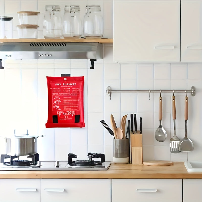 100cm x100cm Fiberglass Flame Retardant Safety Blanket