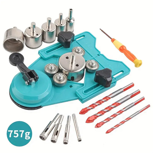 16 pcs/set Professional Tile and Glass Hole Opener Tool Set