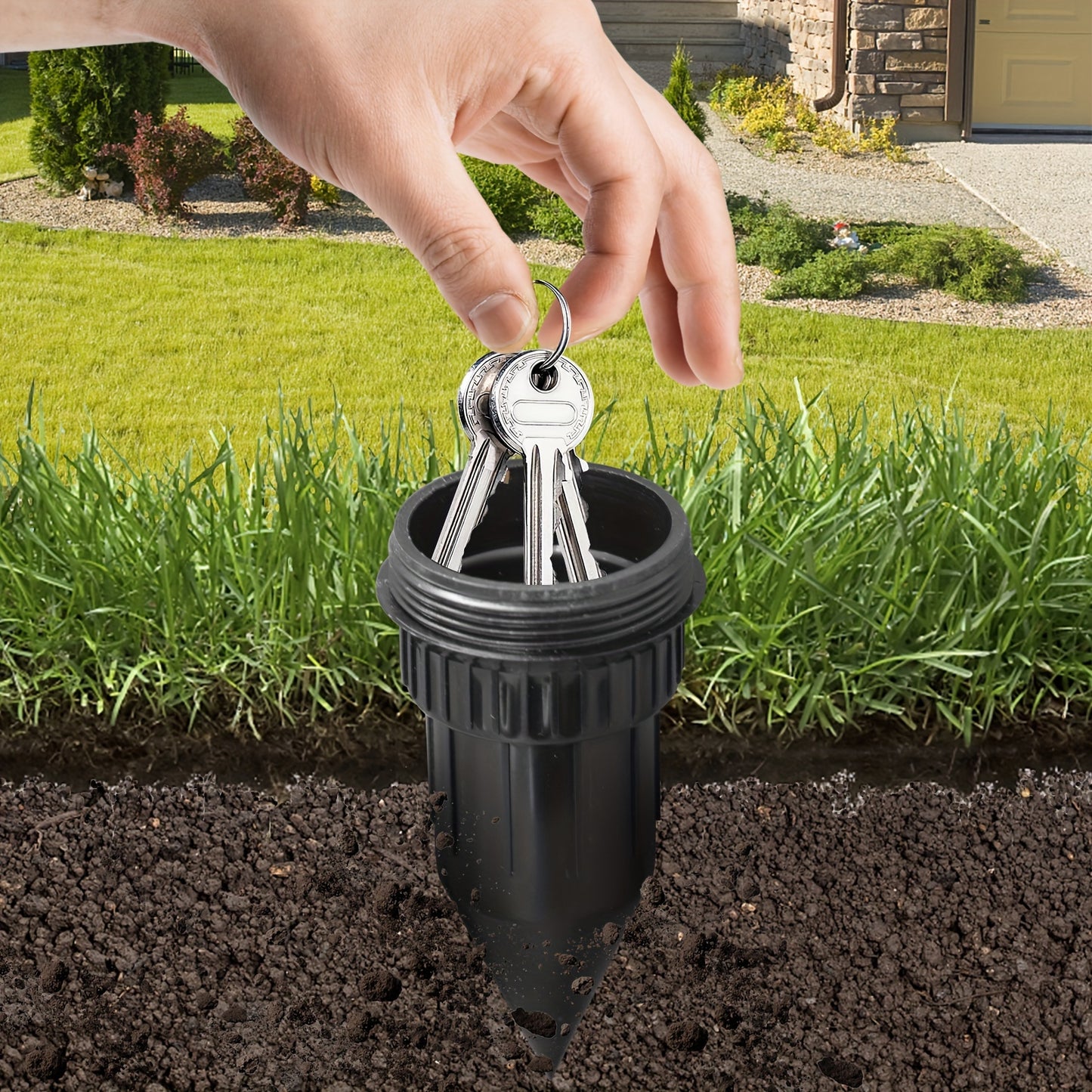 1 Pack Waterproof Key Hiders