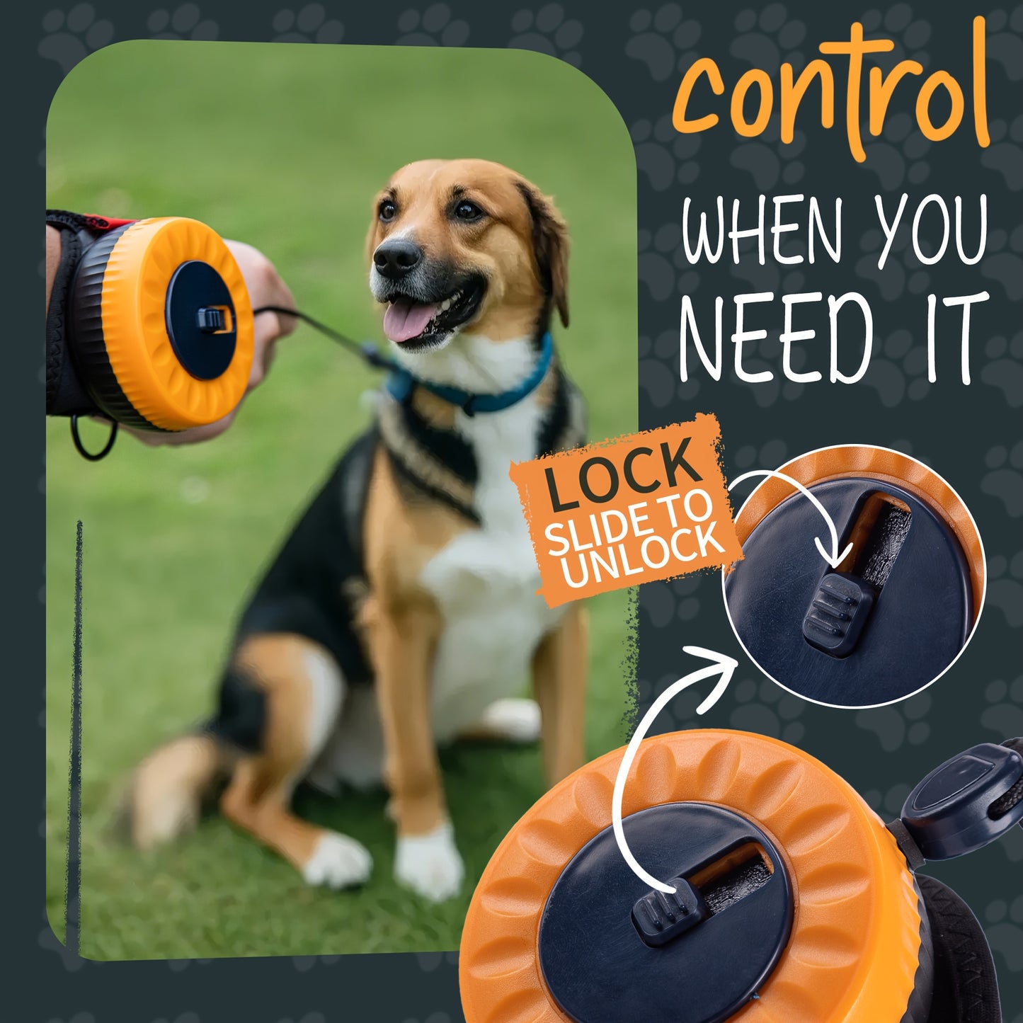 1pc Automatic Retractable Dog Leash for Medium to Large Pets