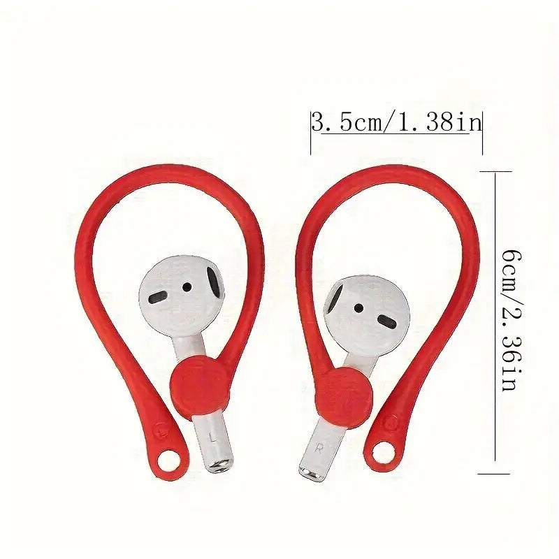 4 Pairs Silicone Earloops For Airpod Hook Earphone Holder Earphone Accessories