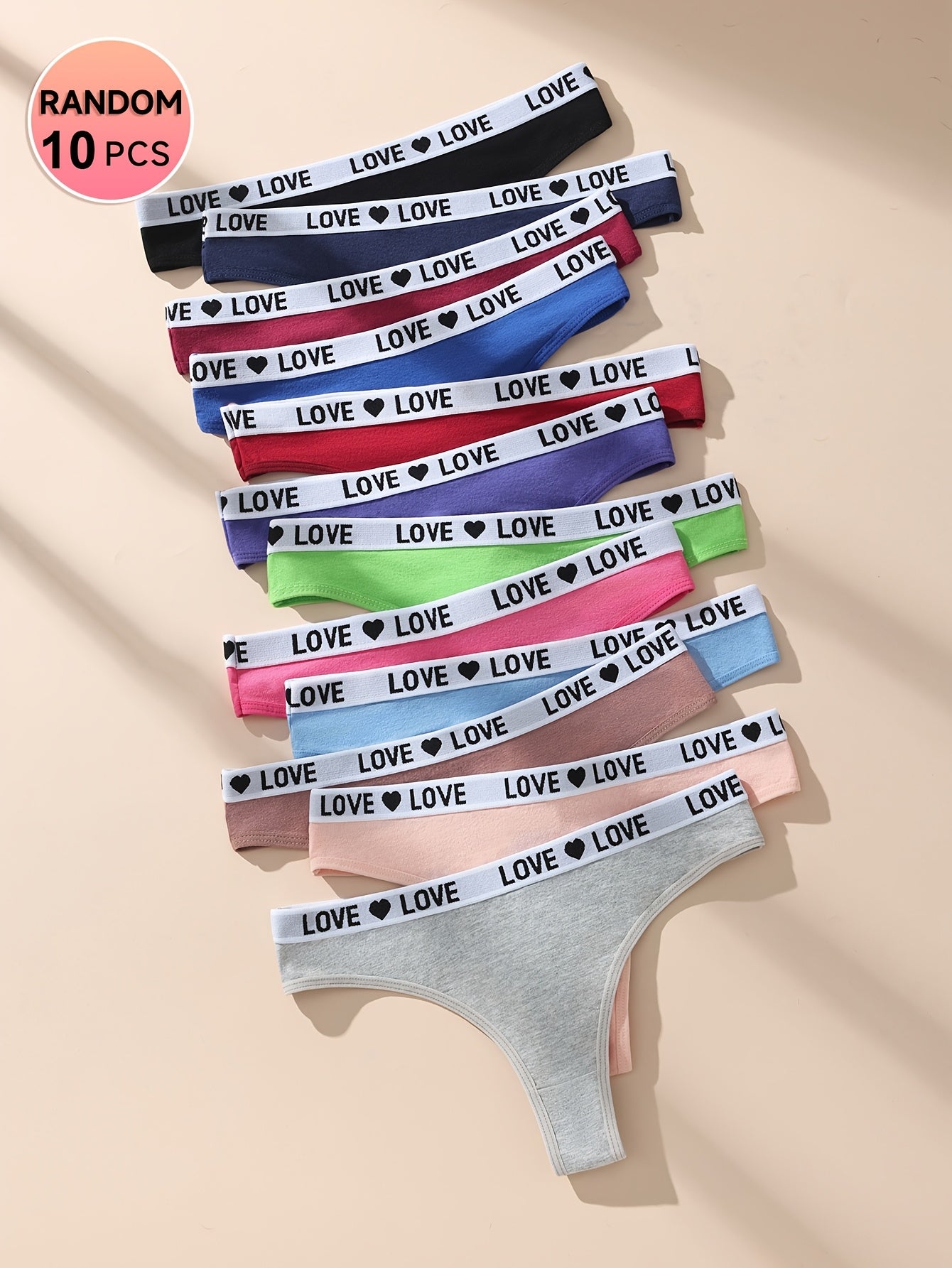 10-Pack Women'S Low-Rise Seamless Thongs