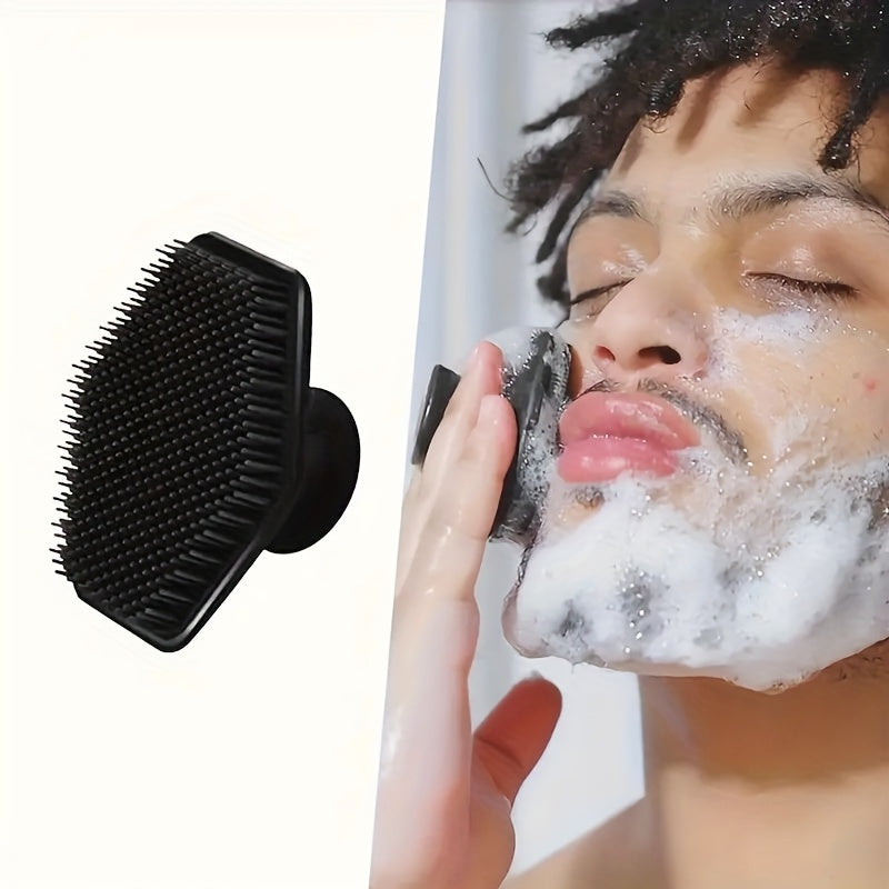 Men's Facial Scrubber - Gentle Exfoliating Pad & Deep Cleansing Massager