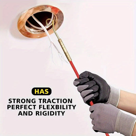 10pcs 4mm*3.3m Fiberglass Duct Rod Electrical Cable Puller