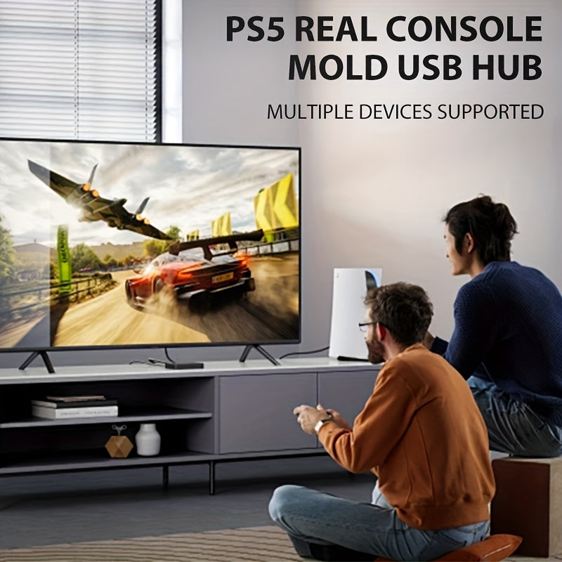 Hub for PS5, USB High-Speed Docking Station Hub and Charger Extender