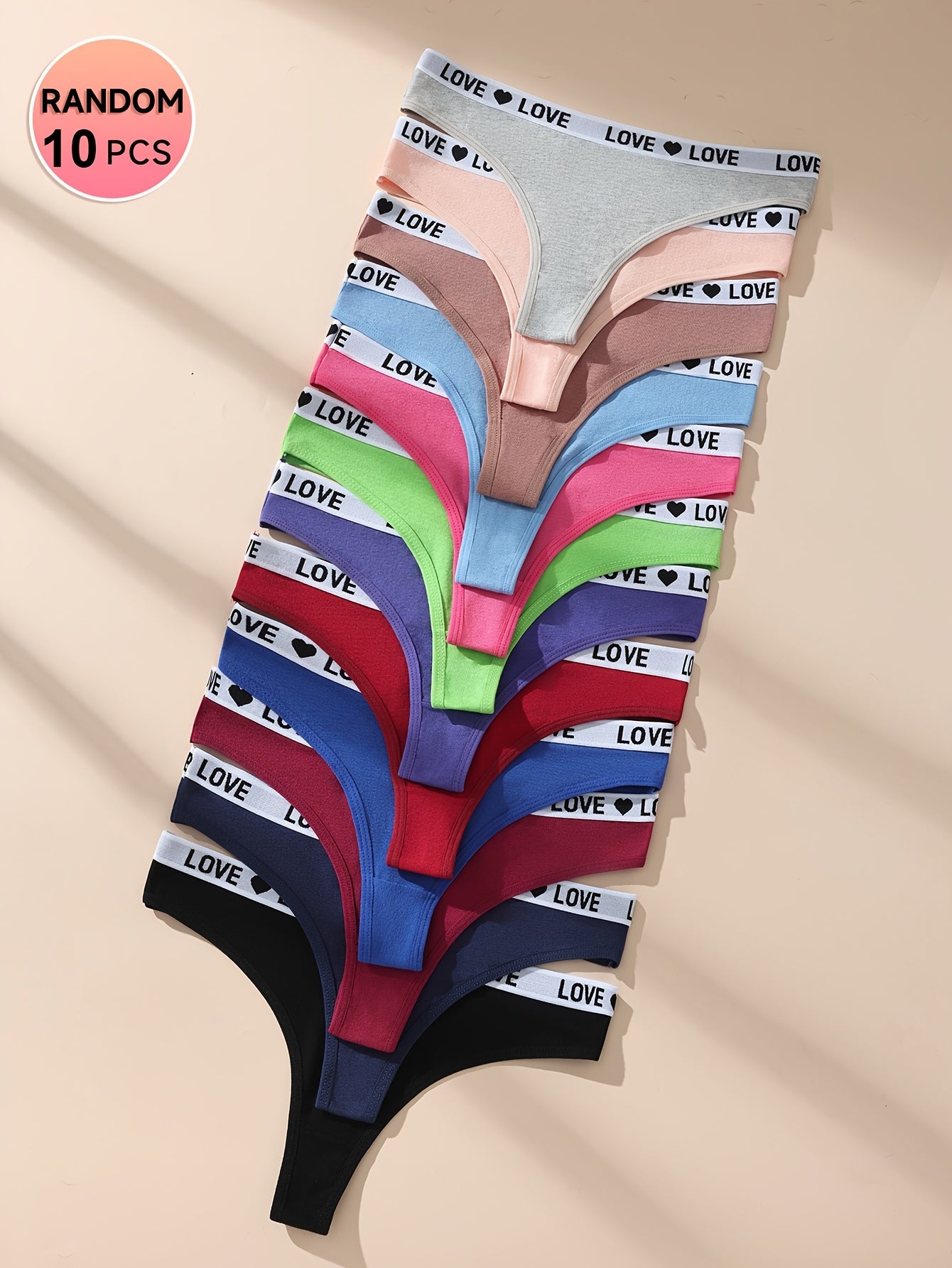 10-Pack Women'S Low-Rise Seamless Thongs