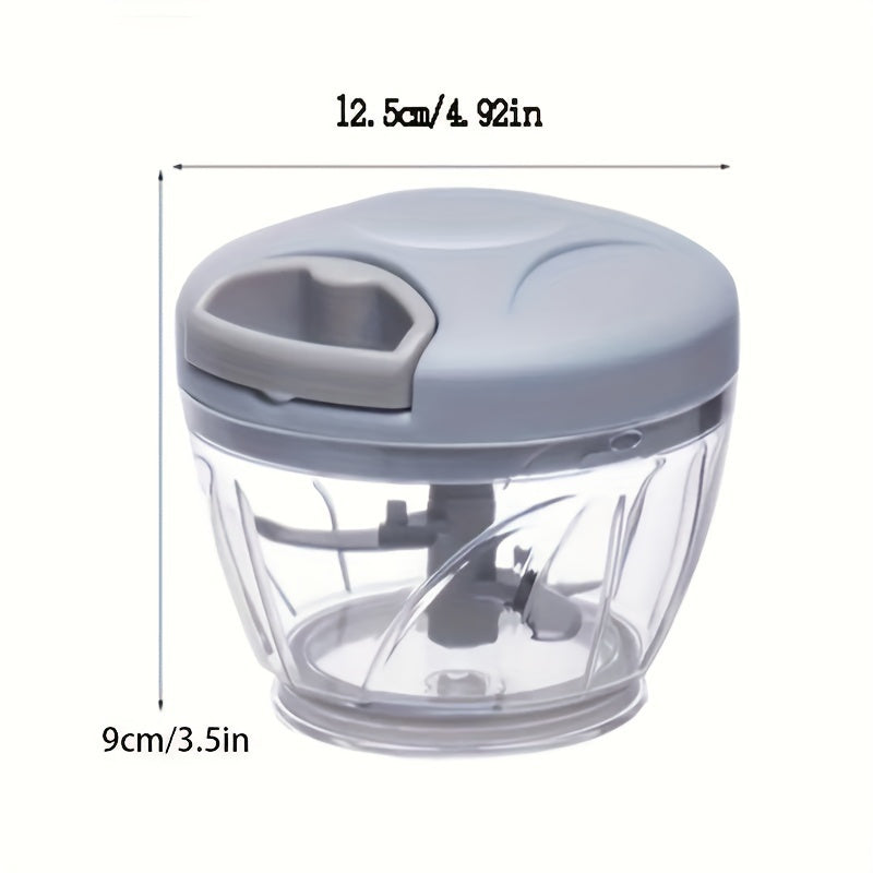 1pc Multifunctional Manual Vegetable Chopper & Garlic Masher