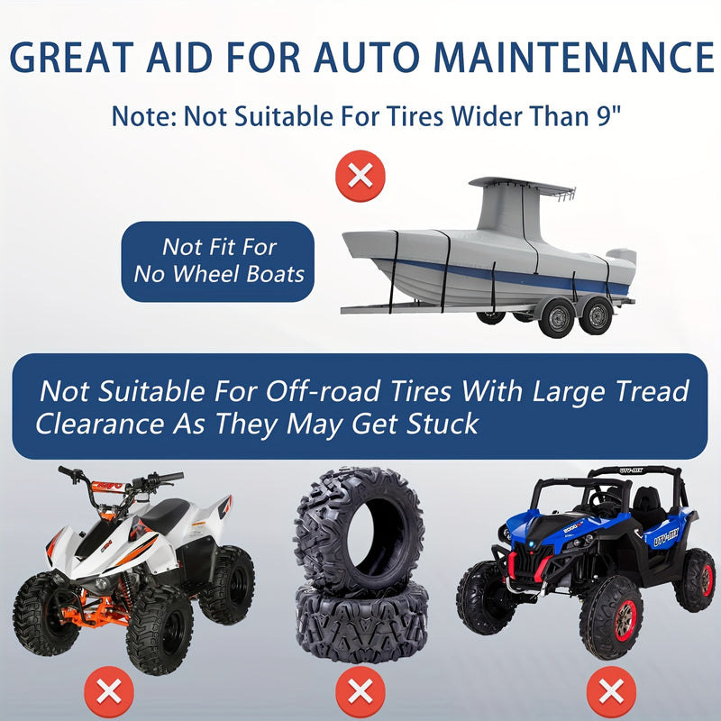 1 PC Car Wheel Dolly Jack