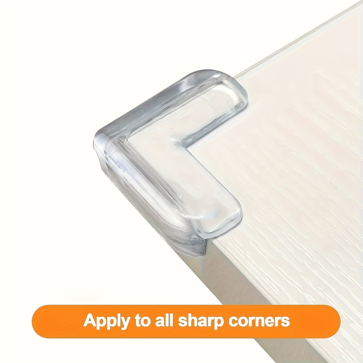 10pcs Transparent Silicone Corner Guard Set