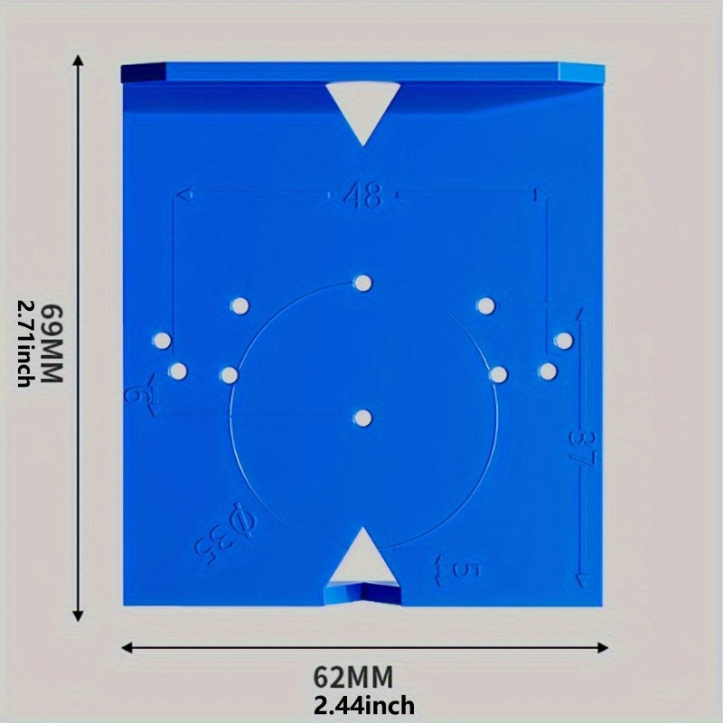 1/3pcs Woodworking Cabinet Door Hinge Hole Positioning Jig