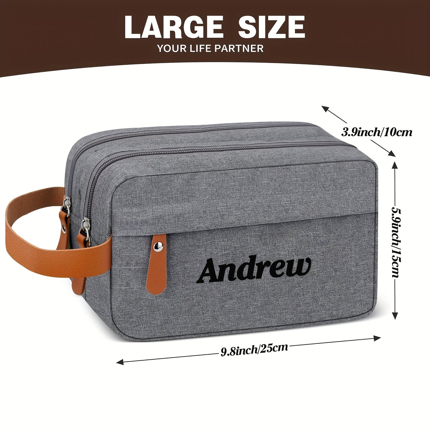 1 Men's Travel Toiletry Bag