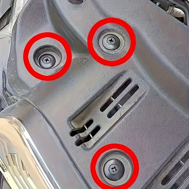 100pcs Car Fastening Clip Set, Mudguard Rivet Fixing Clips, Bumper Edge Trim Accessories