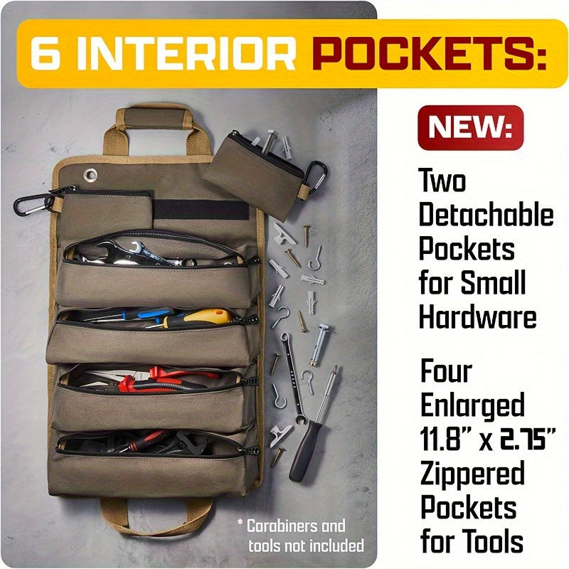 Heavy-Duty Rolling Tool Bag