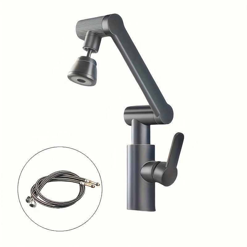 1080° Rotating High-Arc Spout Kitchen & Bathroom Faucet