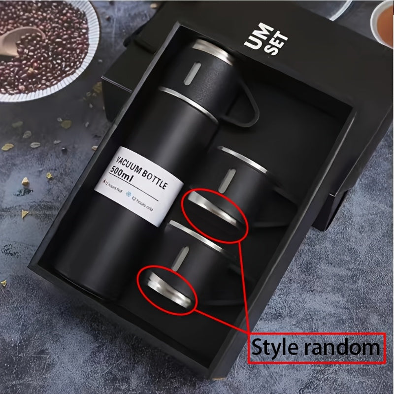 1 Set Thermal Mug 16.9oz, Stainless Steel Portable Insulated Cup