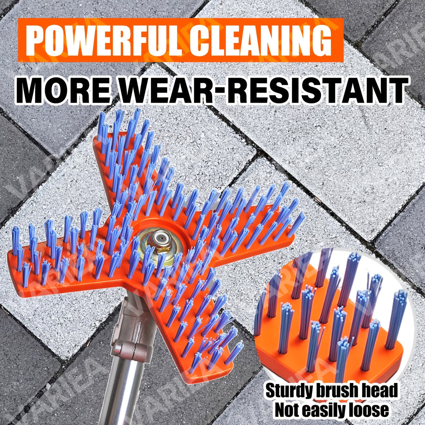 10-inch Nylon Lawn Mower Cleaning Brush