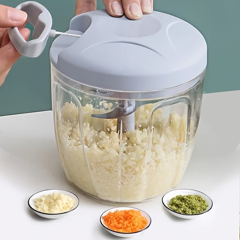 1pc Multifunctional Manual Vegetable Chopper & Garlic Masher