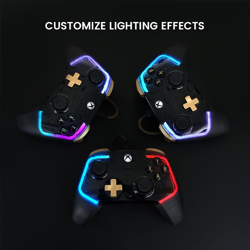 GameSir Kaleid Flux Enhanced Wired Controller for Xbox, RGB Lighting and Hall Effect Joystick