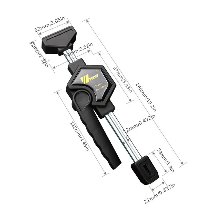 19mm/20mm Dog Hole Speed Clamp Kit- Ideal for Woodworking, Workbench Organization, and Various DIY Projects