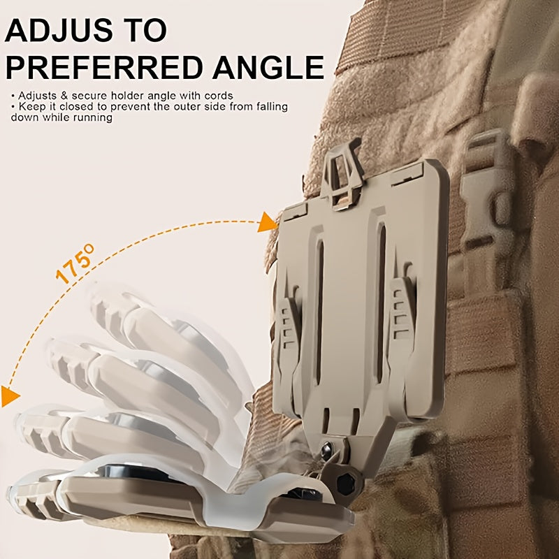 Tactical Vest Phone Chest Mount Bracket