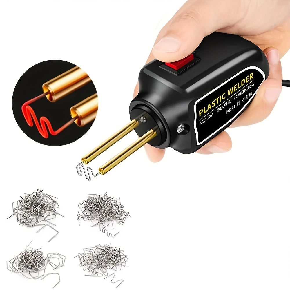 100W Plastic Welding Repair Kit (200pcs Staples for Free)