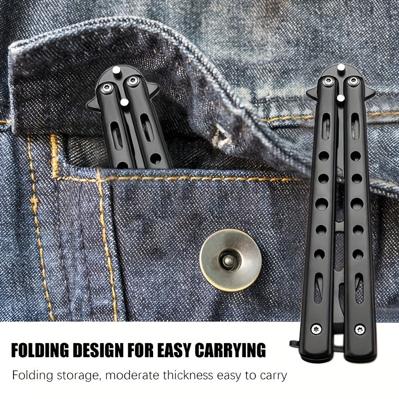 Stainless Steel Butterfly Knife Bottle Opener