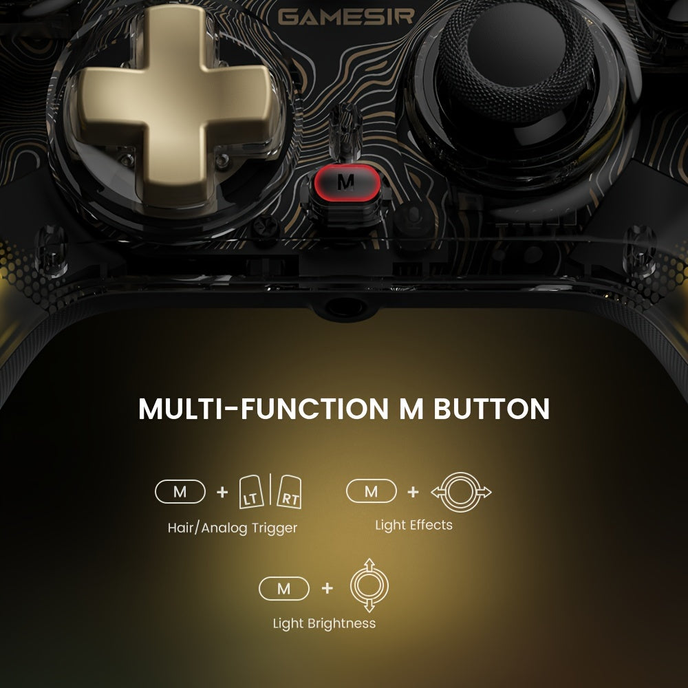 GameSir Kaleid Flux Enhanced Wired Controller for Xbox, RGB Lighting and Hall Effect Joystick