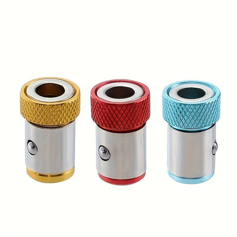 A Set of Three Alloy Magnetic Screwdriver Heads
