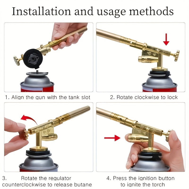 1 x 1300℃ High-Temperature Torch for Metal Welding and Cutting